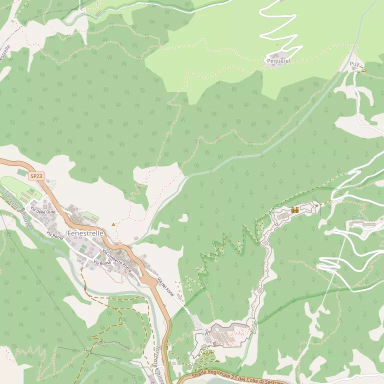 Mappa FENESTRELLE