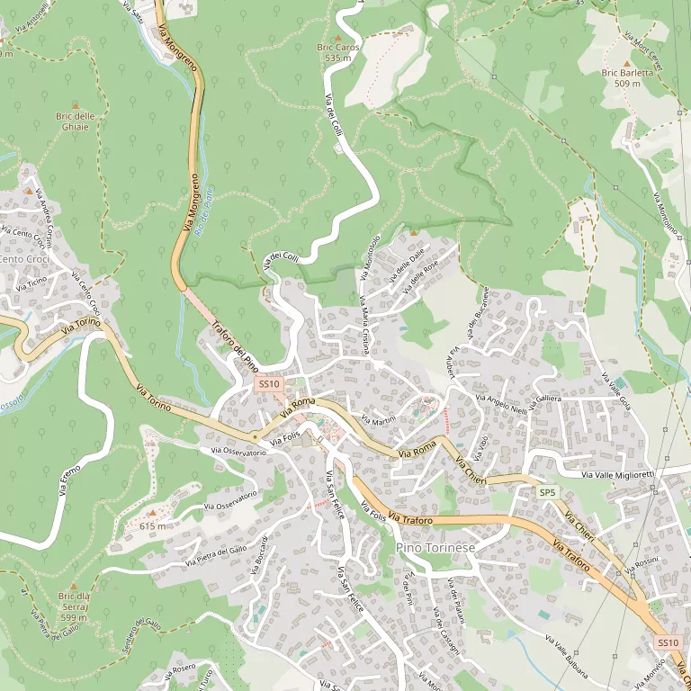 Mappa PINO TORINESE