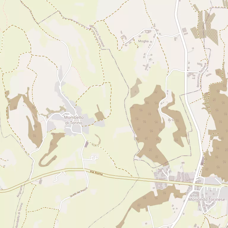 Mappa MOMBELLO DI TORINO