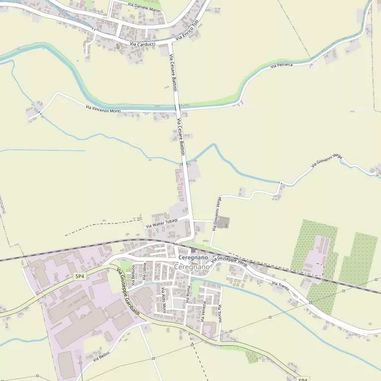 Mappa CEREGNANO