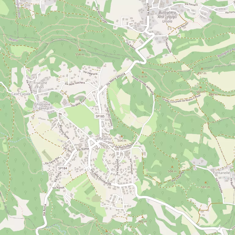 Mappa REANO