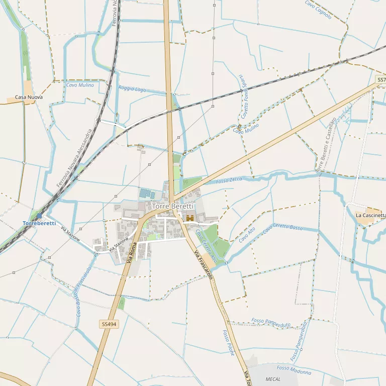 Mappa TORRE BERETTI E CASTELLARO