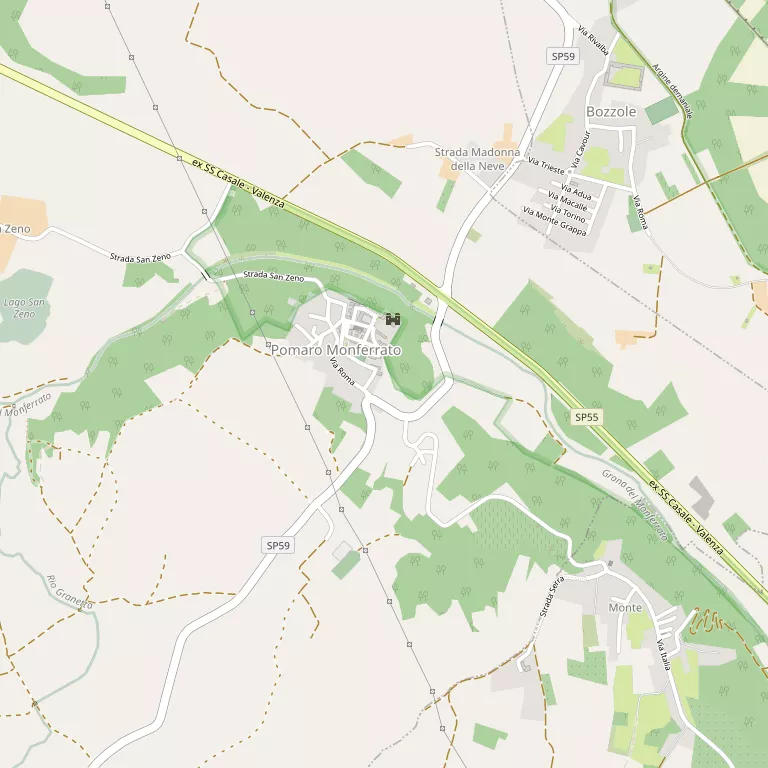 Mappa POMARO MONFERRATO