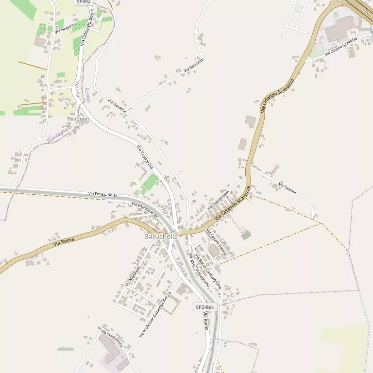 Mappa GIACCIANO CON BARUCHELLA