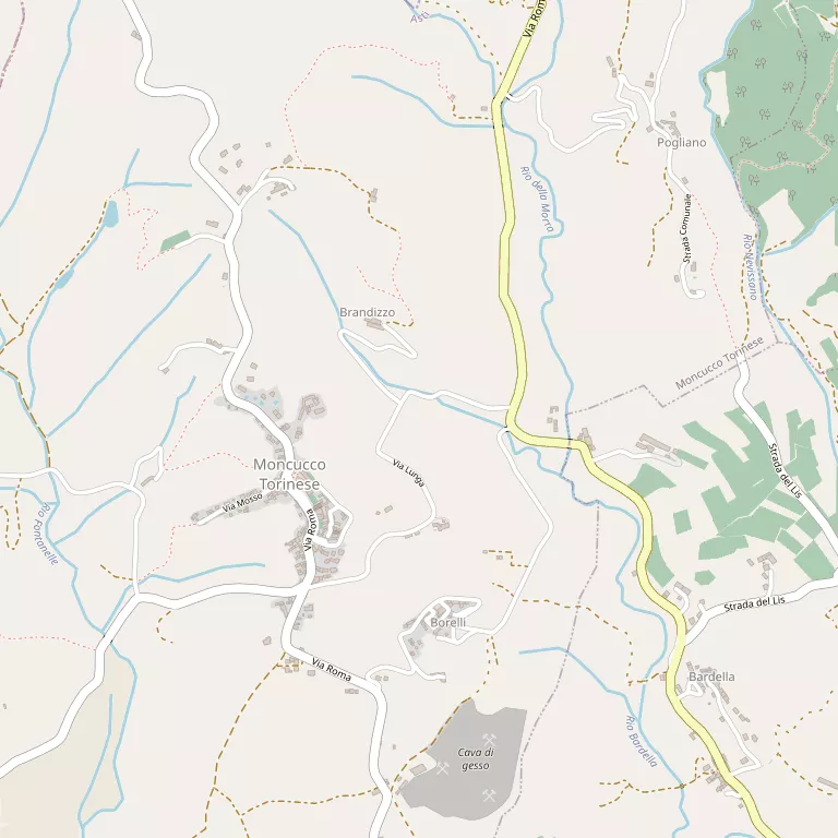 Mappa MONCUCCO TORINESE