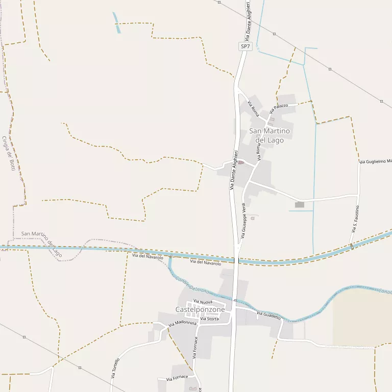 Mappa SAN MARTINO DEL LAGO