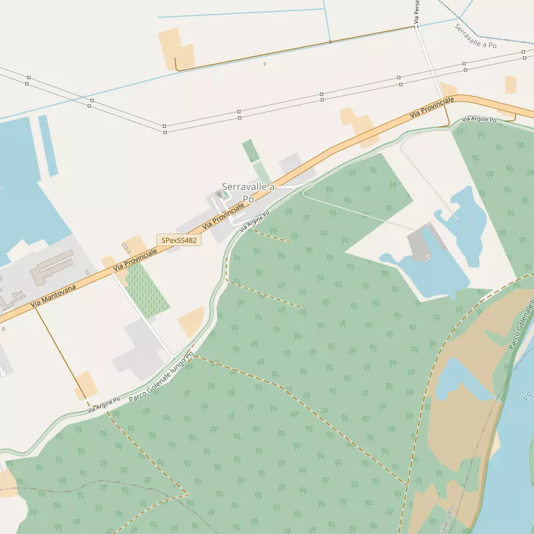 Mappa SERRAVALLE A PO