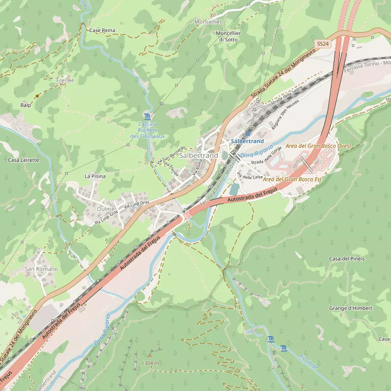 Mappa SALBERTRAND