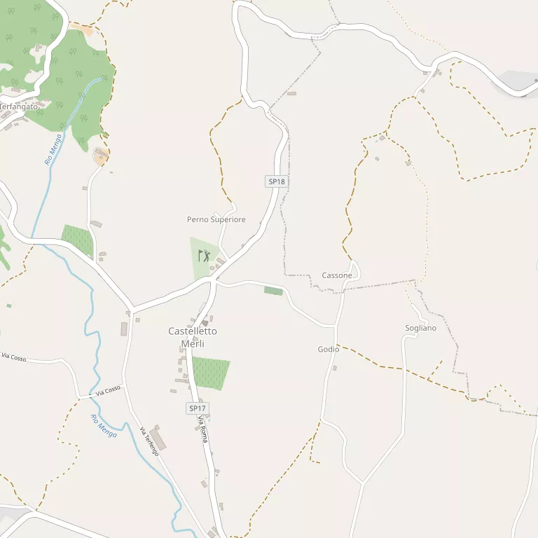Mappa CASTELLETTO MERLI