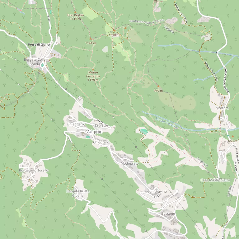 Mappa VALGIOIE