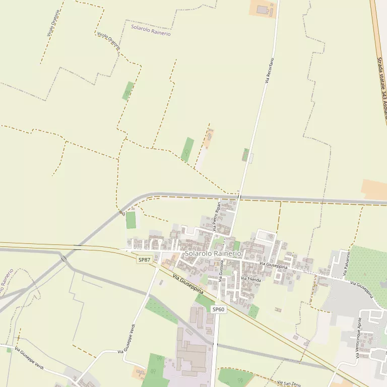 Mappa SOLAROLO RAINERIO