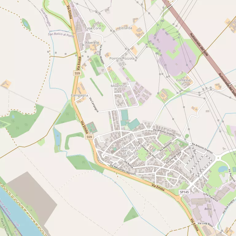 Mappa SAN ROCCO AL PORTO