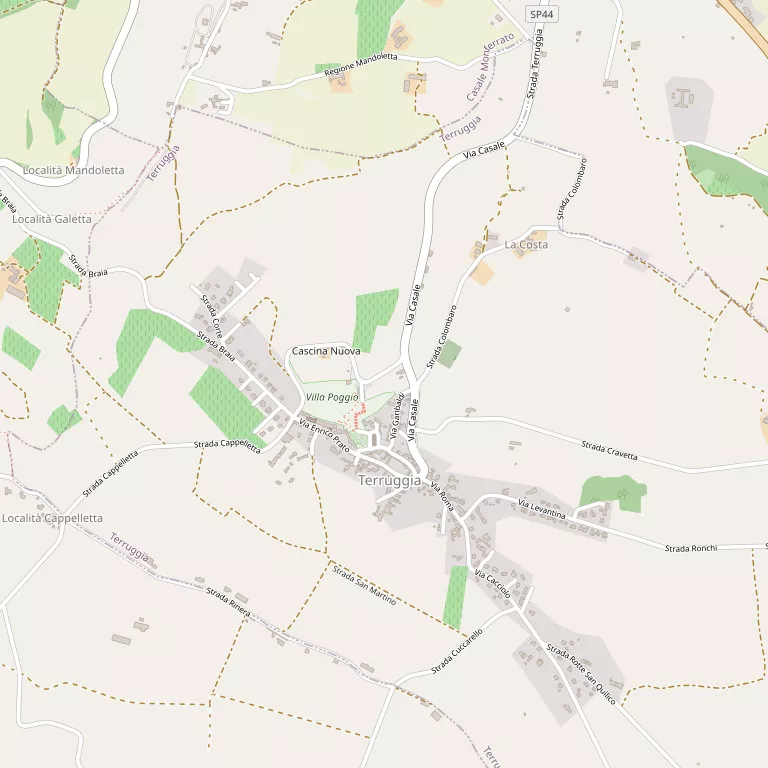 Mappa TERRUGGIA
