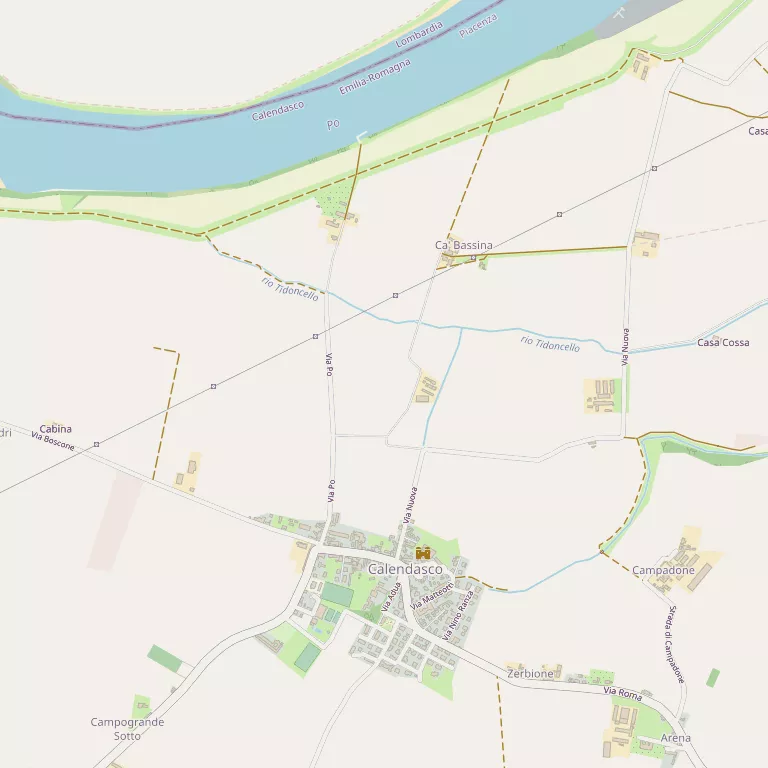 Mappa CALENDASCO