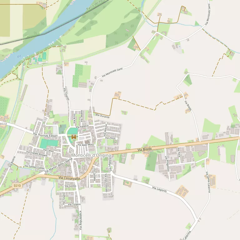 Mappa MONTICELLI D'ONGINA
