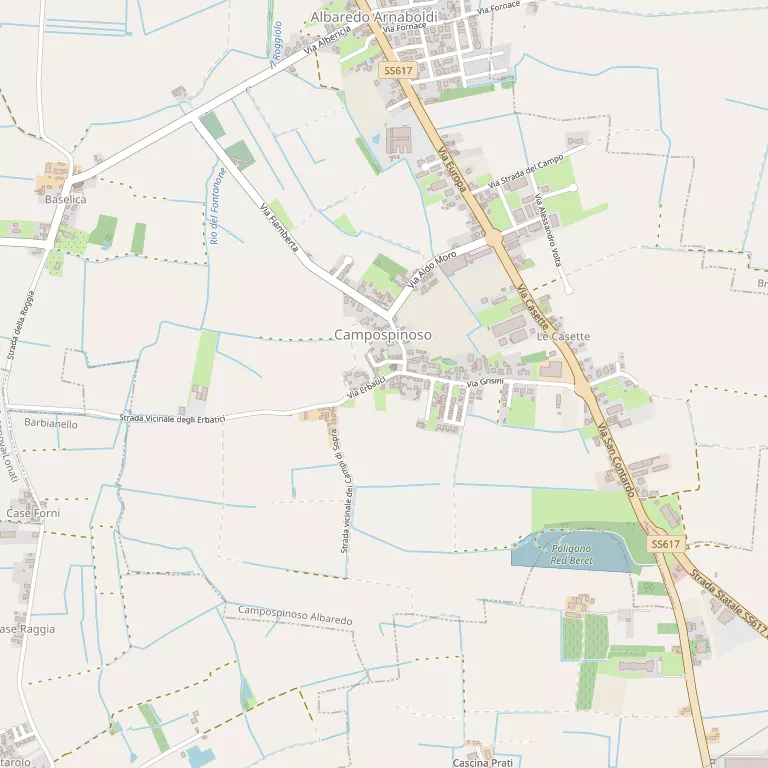 Mappa CAMPOSPINOSO ALBAREDO