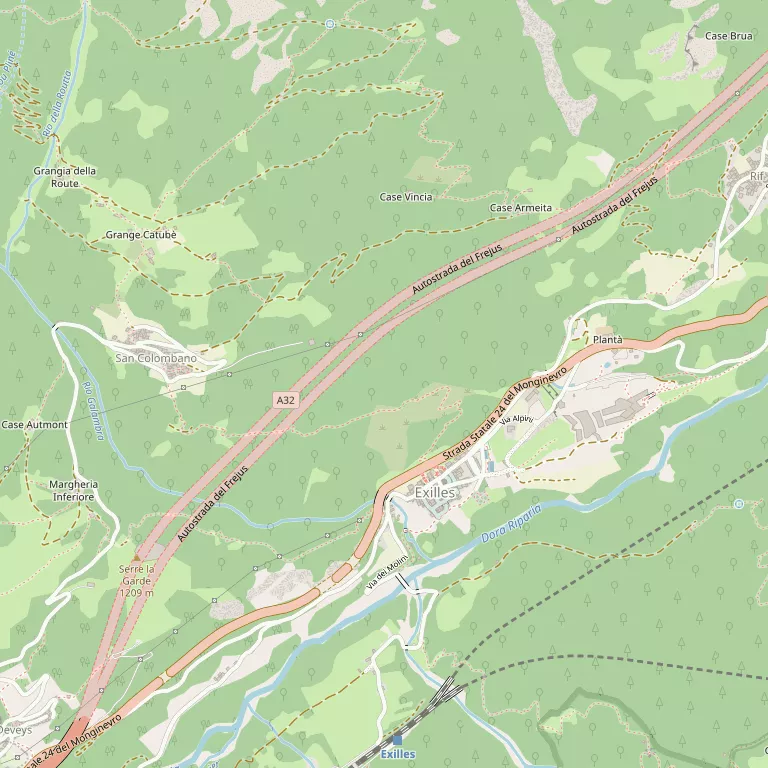 Mappa EXILLES