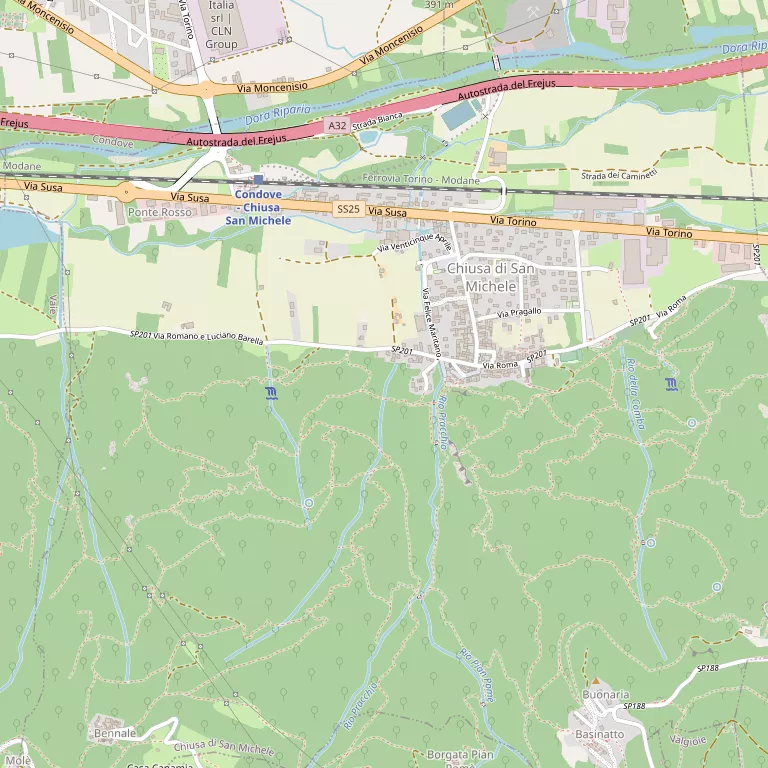 Mappa CHIUSA DI SAN MICHELE