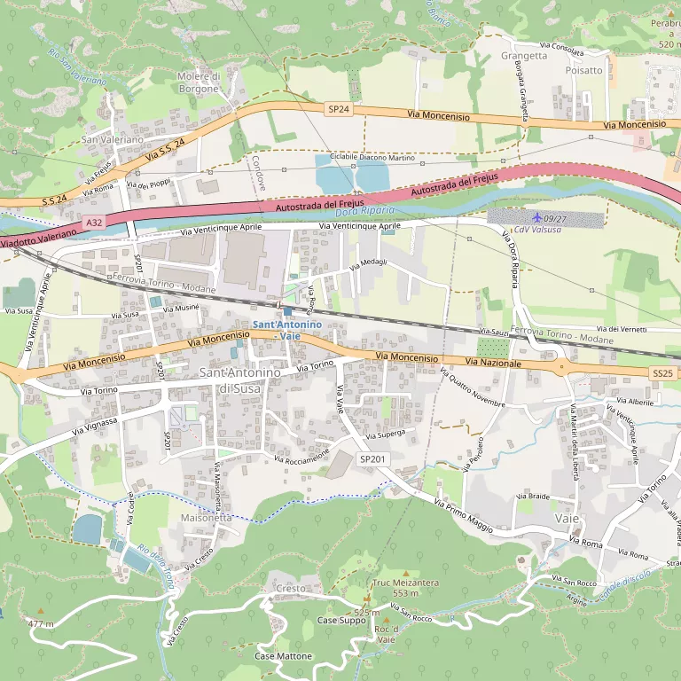 Mappa SANT'ANTONINO DI SUSA