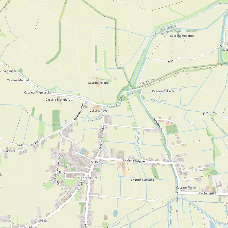 Mappa VERRUA PO