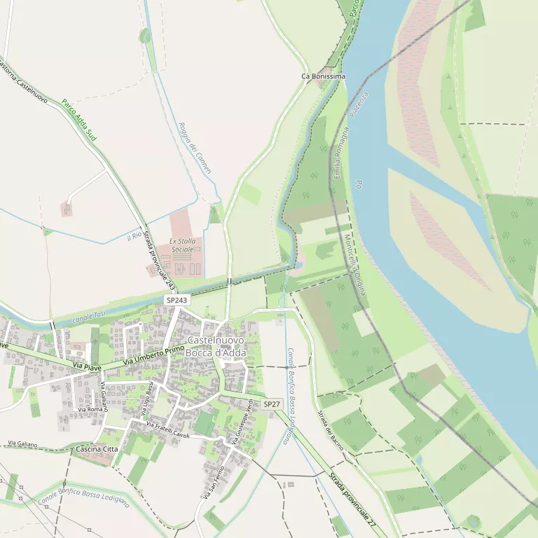 Mappa CASTELNUOVO BOCCA D'ADDA