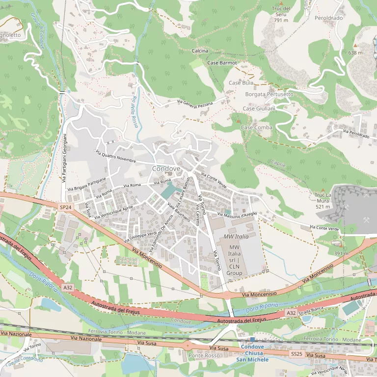 Mappa CONDOVE