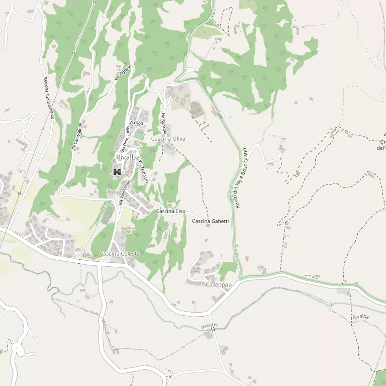 Mappa RIVALBA