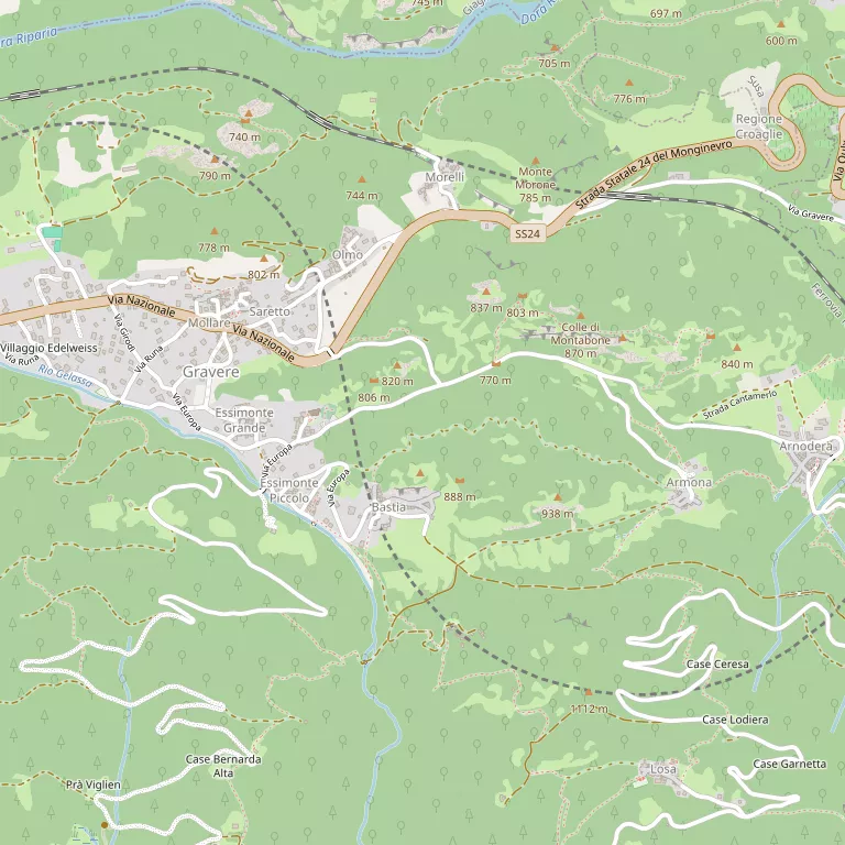 Mappa GRAVERE