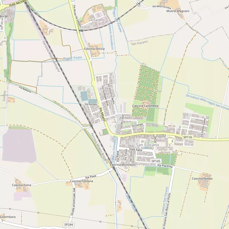 Mappa SAN FIORANO