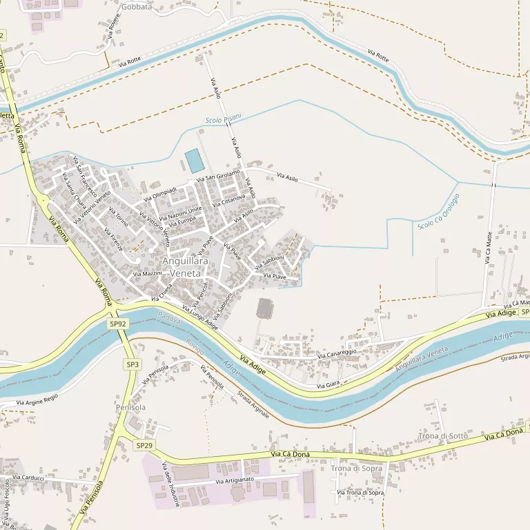 Mappa ANGUILLARA VENETA
