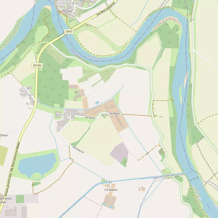 Mappa MACCASTORNA