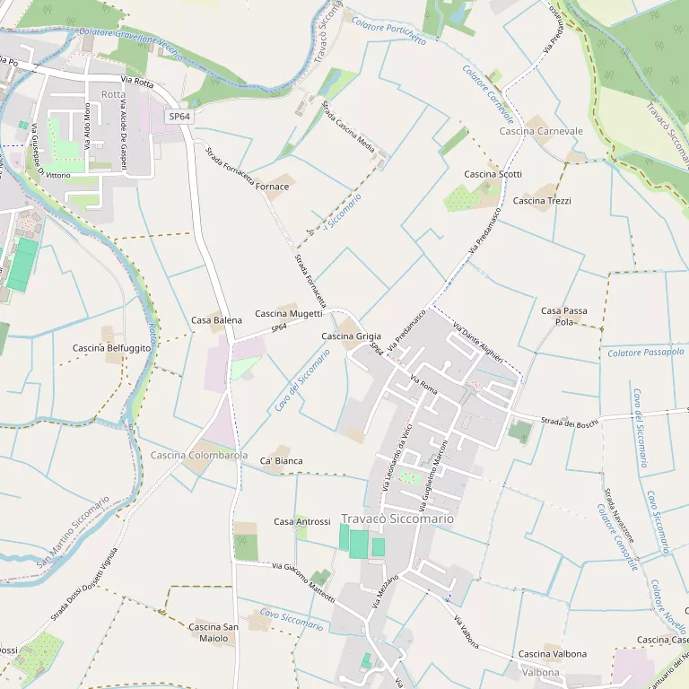 Mappa TRAVACO' SICCOMARIO