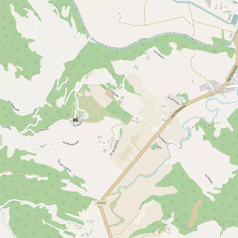 Mappa SAN SEBASTIANO DA PO