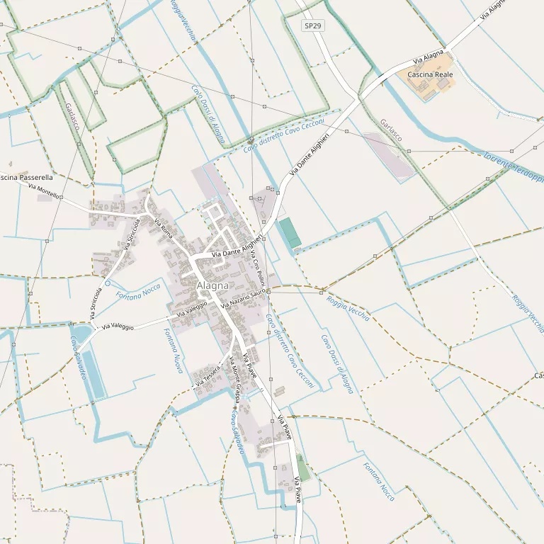 Mappa ALAGNA
