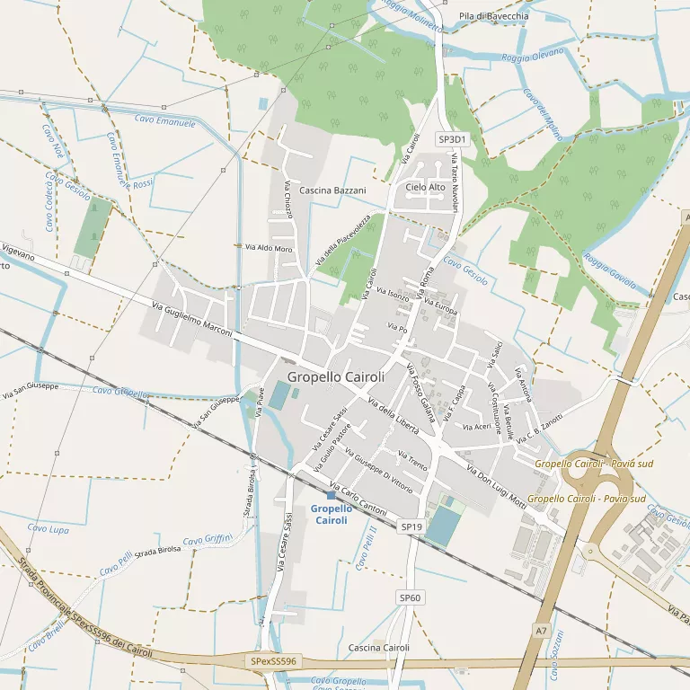 Mappa GROPELLO CAIROLI