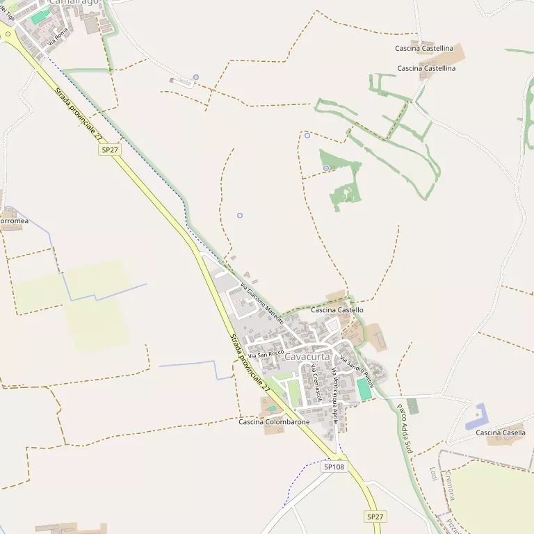 Mappa CASTELGERUNDO