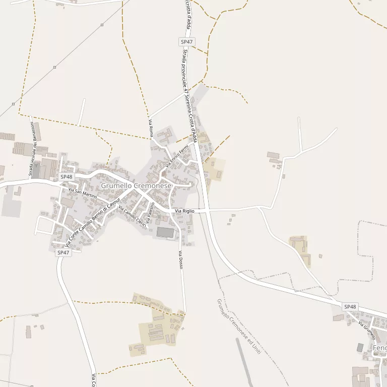 Mappa GRUMELLO CREMONESE ED UNITI