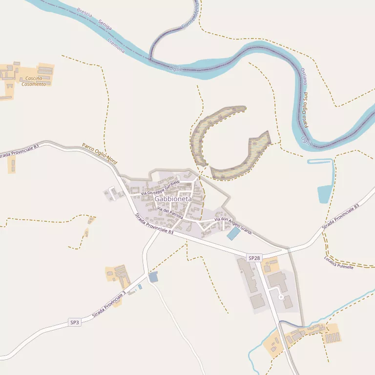 Mappa GABBIONETA-BINANUOVA