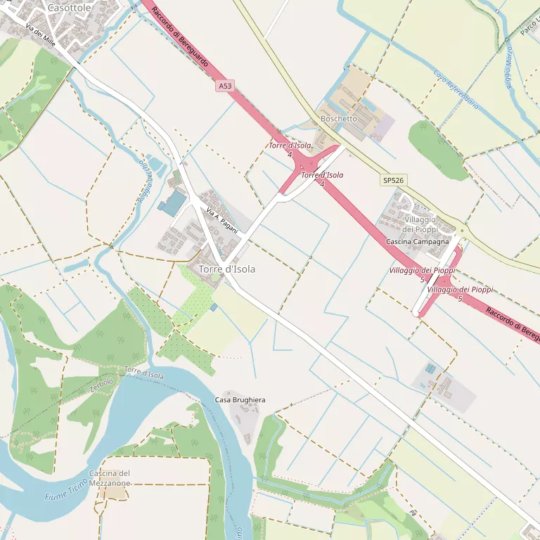 Mappa TORRE D'ISOLA