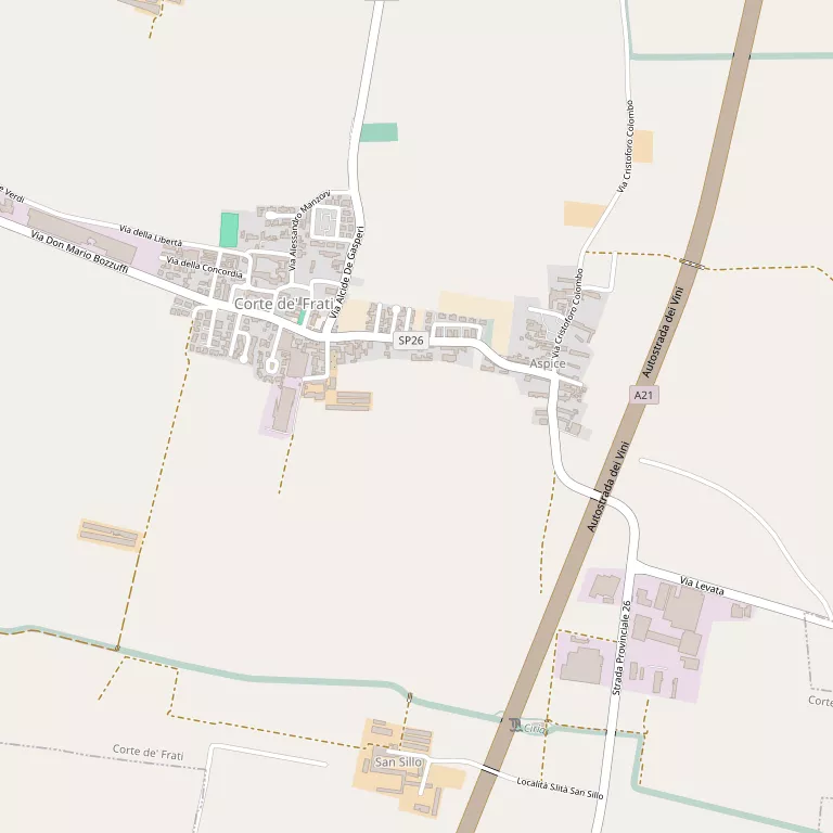 Mappa CORTE DE' FRATI