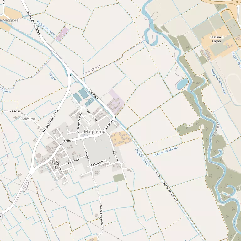 Mappa MAGHERNO