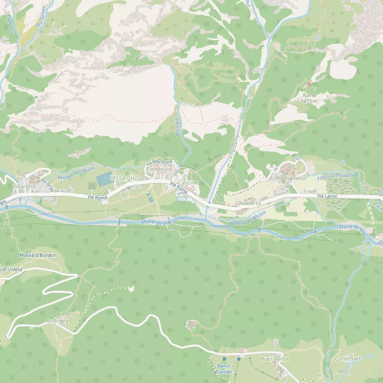 Mappa USSEGLIO
