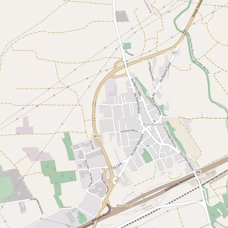 Mappa RONDISSONE