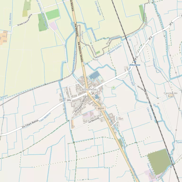 Mappa ALBONESE