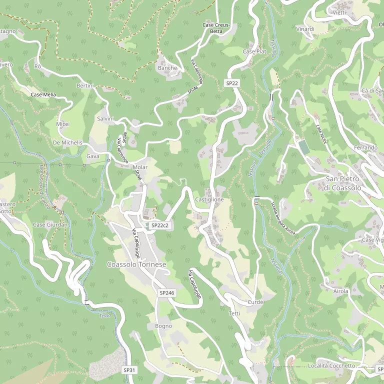 Mappa COASSOLO TORINESE
