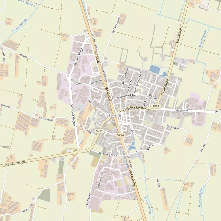 Mappa ISORELLA