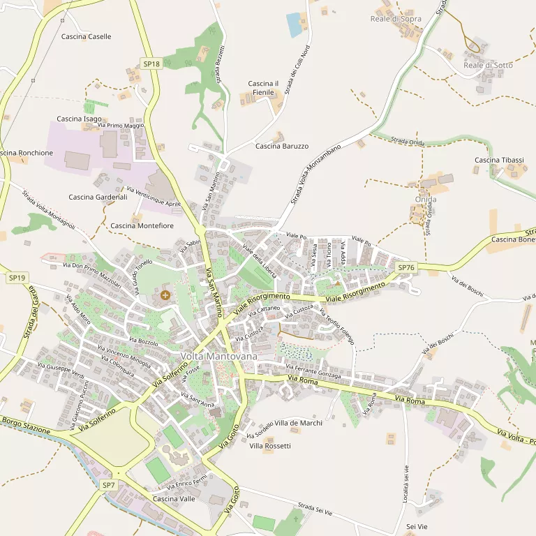 Mappa VOLTA MANTOVANA