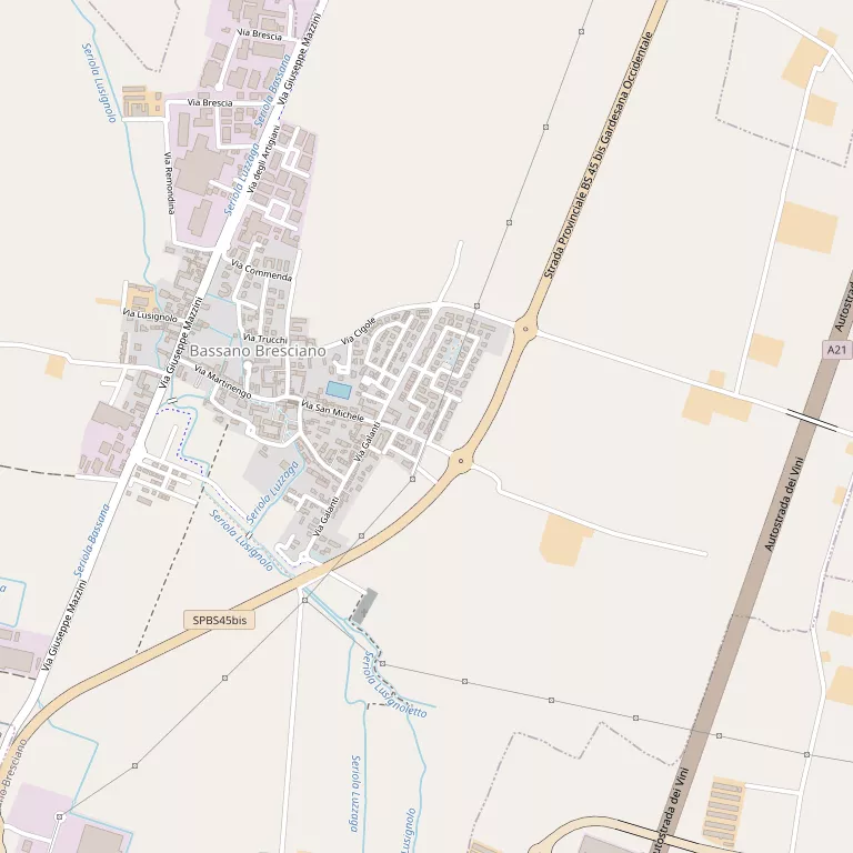 Mappa BASSANO BRESCIANO