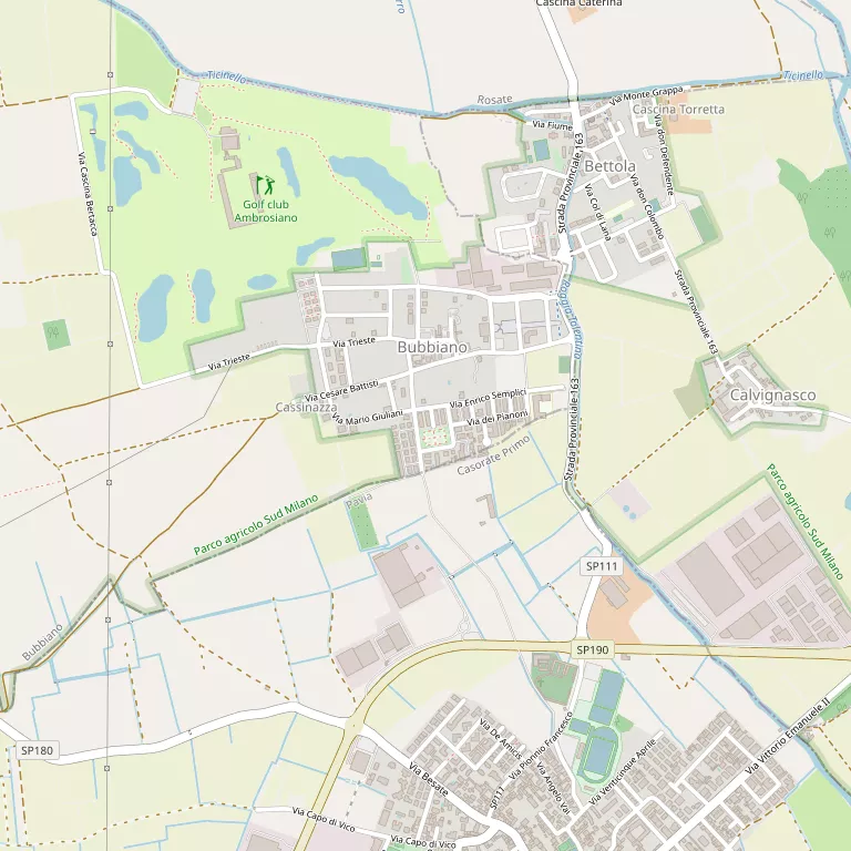 Mappa BUBBIANO