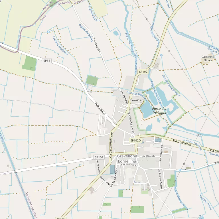 Mappa GRAVELLONA LOMELLINA